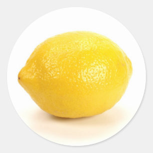 Sticker Rond Citron