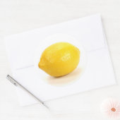 Sticker Rond Citron (Enveloppe)