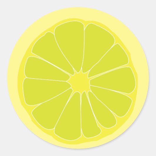 Sticker Rond Citron (Devant)