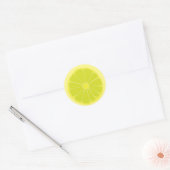 Sticker Rond Citron (Enveloppe)