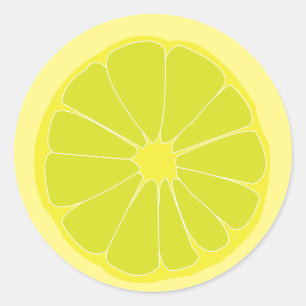Sticker Rond Citron