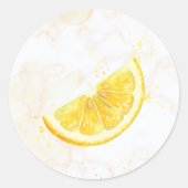 Sticker Rond Citron (Devant)