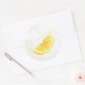 Sticker Rond Citron (Enveloppe)