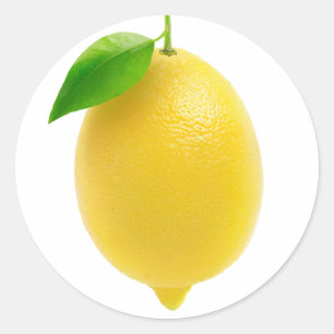 Sticker Rond Citron