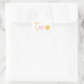 Sticker Rond Citron deux ans (Sac)