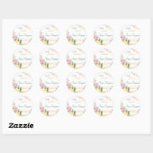 Sticker Rond Citron diplômé personnalisé (Feuille)