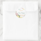 Sticker Rond Citron diplômé personnalisé (Sac)