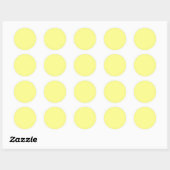 Sticker Rond Citron Sorbet (Feuille)