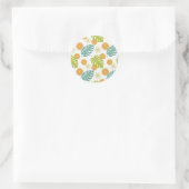 Sticker Rond Citron Tropical (Sac)