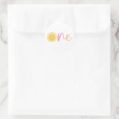 Sticker Rond Citron Un Anniversaire (Sac)