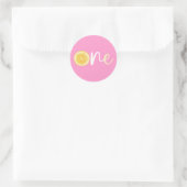Sticker Rond Citron Un Anniversaire (Sac)