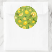 Sticker Rond Citron Variété 8 (Sac)