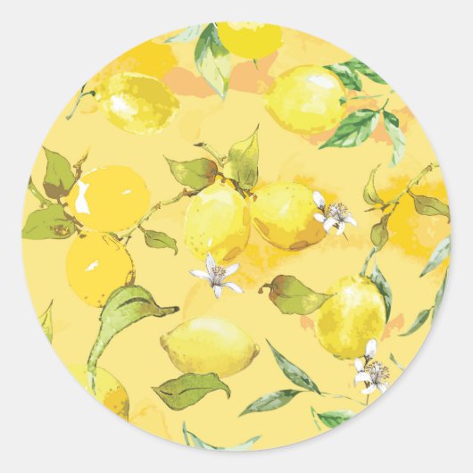 Sticker Rond citron vert IV (Devant)
