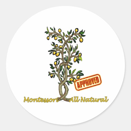 Sticker Rond Citronnier (Devant)