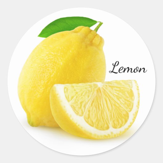 Sticker Rond Citrons (Devant)
