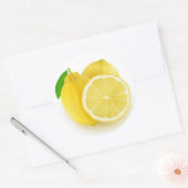 Sticker Rond Citrons (Enveloppe)