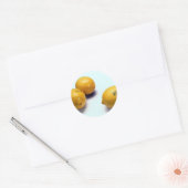 Sticker Rond Citrons (Enveloppe)