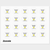 Sticker Rond Citrons gratuits (Feuille)