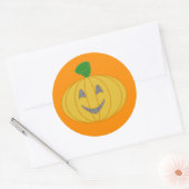 Sticker Rond Citrouille (Enveloppe)