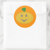 Sticker Rond Citrouille (Sac)