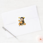 Sticker Rond Citrouille Bee (Enveloppe)