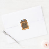 Sticker Rond Citrouille Pie Fillin (Enveloppe)