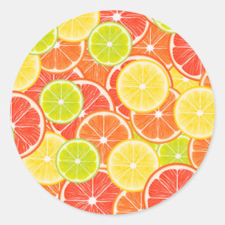 Sticker Rond Citrus