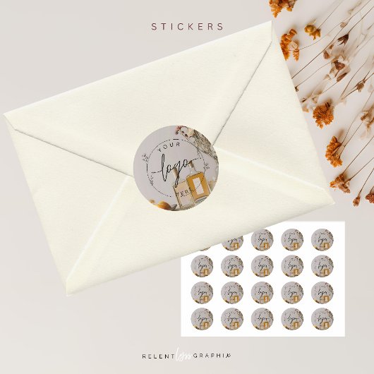 Sticker Rond Citrus | Cocktails | Fleurs Boho