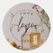 Sticker Rond Citrus | Cocktails | Fleurs Boho (Devant)