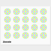 Sticker Rond Citrus Symphony (Feuille)
