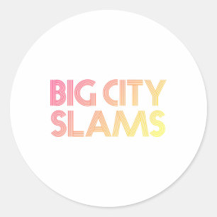 Sticker Rond City Slams Ferda Boys Joueur canadien de hockey Sa