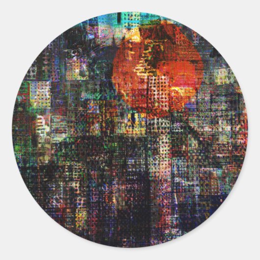 Sticker Rond CitySun2 (Devant)