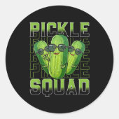 Sticker Rond Ckle Squad Shirt Cuber Cute Ckle Jar Funny Ckle  (Devant)