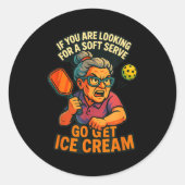 Sticker Rond Ckleball Grandma (Devant)