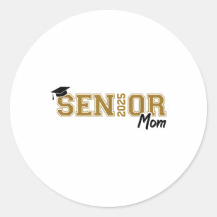 Sticker Rond Cl De 2025 Graduation Fier Maman D'Un G Senior 202