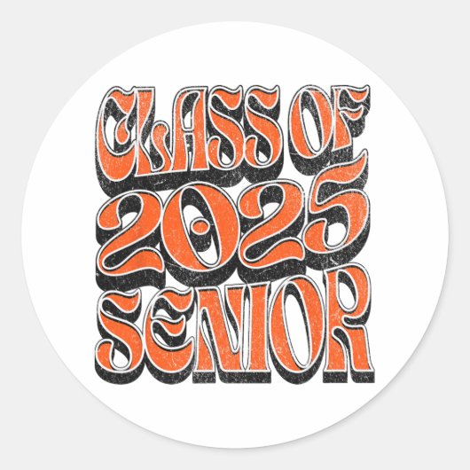 Sticker Rond Cl De 2025 Senior (Devant)