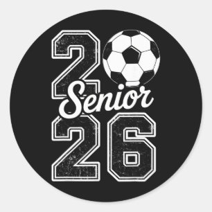 Sticker Rond Cl de 2026 Football Terminale 2026 Dernier Jour D'