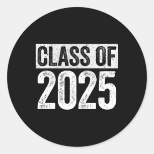 Sticker Rond Cl Of 2025 Shirt Senior 2025 Graduation