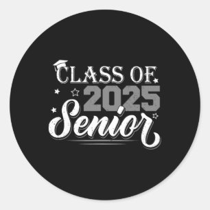 Sticker Rond Cl Senior De 2025 Graduation Ck À L'École Senior 2