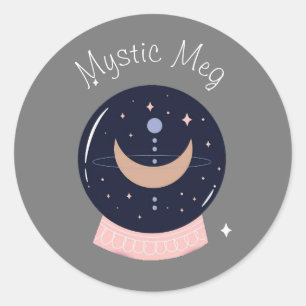 Sticker Rond Clairvoyant psychic new age branding