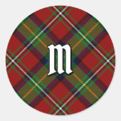 Sticker Rond Clan Boyd Tartan (Devant)