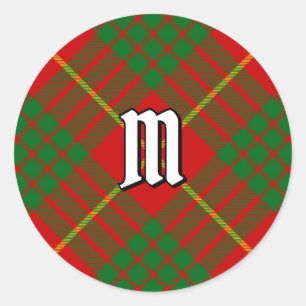 Sticker Rond Clan Cameron Tartan