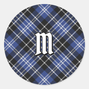 Sticker Rond Clan Clark Tartan