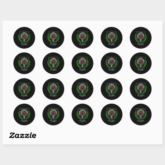Sticker Rond Clan Crest (Feuille)
