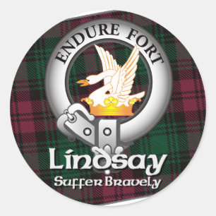 Sticker Rond Clan de Lindsay