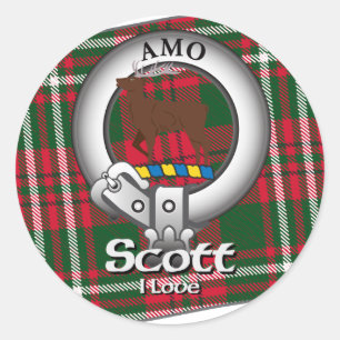 Sticker Rond Clan de Scott
