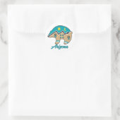 Sticker Rond Clan d'ours AZ (Sac)