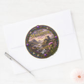 Sticker Rond Clan écossais MacGregor (Enveloppe)