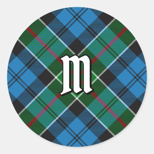 Sticker Rond Clan Kirkpatrick Tartan (Devant)
