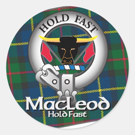 Sticker Rond Clan MacLeod (Devant)